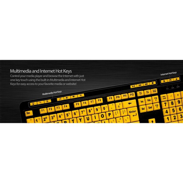 EasyTouch 132 Luminous Large-Print Desktop Keyboard EasyTouch 132 Luminous Large-Print Desktop Keyboard
